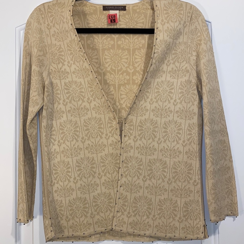Cream Sigrid Olsen medium cardigan